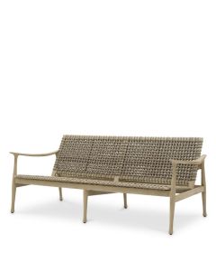 Manzo Aged Teak Outdoor Sofa