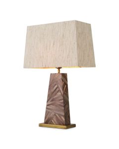 Gaultier Marquetry Table Lamp