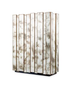 Nottingham Antique Mirror Bar Cabinet