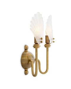Isabelle Vintage Brass Wall Lamp