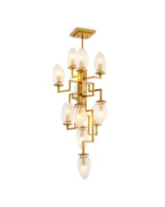 Persephone Antique Brass Chandelier