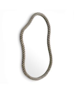 Elvington Antique Nickel Large Mirror