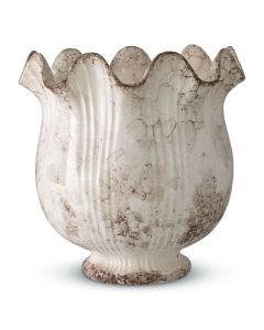 Tulipa Grey Ceramic Vase