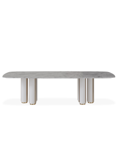Moon Rectangle Outdoor Dining Table - Customise