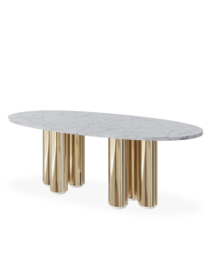 Moon Oval Outdoor Dining Table - Customise