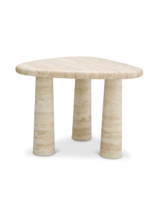 Larino Travertine Small Side Table