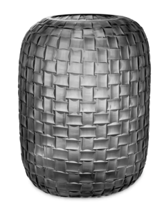 Varese Large Grey Glass Vase