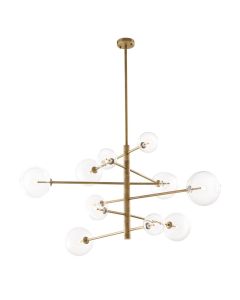 Eichholtz Argento Large Brass Chandelier finish lighting catalogue