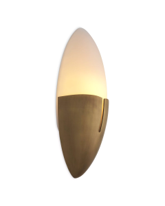 Bernina Antique Brass Wall Light