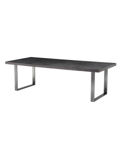 Borghese Charcoal Oak Veneer Dining Table
