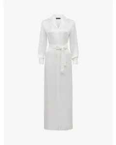 Elizabeth Long Robe - White