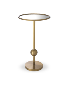Narciso Antique Brass Side Table 