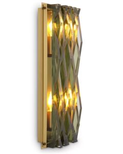 Nuvola Antique Brass Wall Lamp