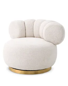 Phedra Swivel Chair Lyssa Off White