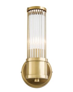 EICHHOLTZ CLARIDGES WALL LIGHT ANTIQUE BRASS
