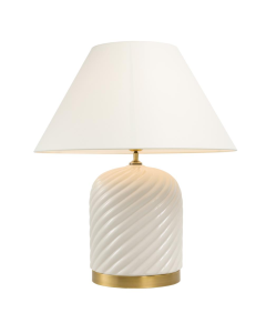Savona White Ceramic Table Lamp