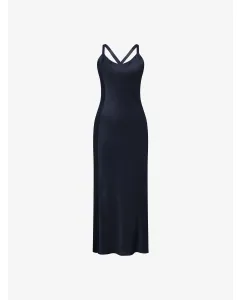Brigitte Slip Dress - Navy