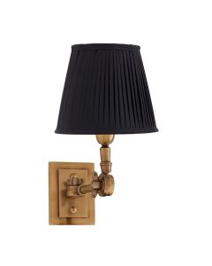 EICHHOLTZ WENTWORTH WALL LAMP SINGLE/BLK