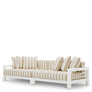 Cap-Antibes Outdoor Sofa White/ Florent Beige