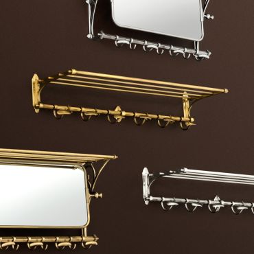 COATRACK ANQIQUE BRASS FINISH