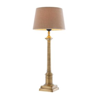 Cologne Small Brass Table Lamp