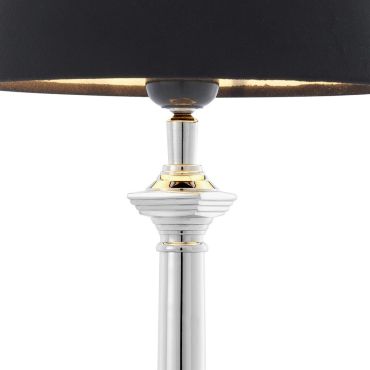 Cologne Small Nickel Table Lamp