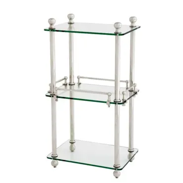 Devon Nickel Bathroom Rack
