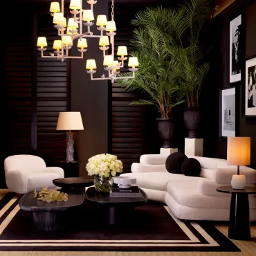 Celeste Black & Off White Rug - 200 x 300cm