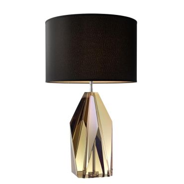 Setai Amber Crystal Glass Table Lamp