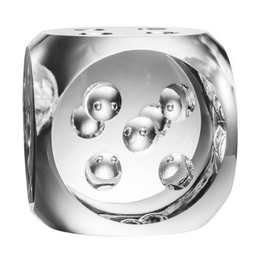 Dice Tradizione Crystal Desk Accessory - Set of 2