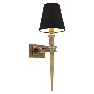 Waterloo Brass Single Wall Lamp