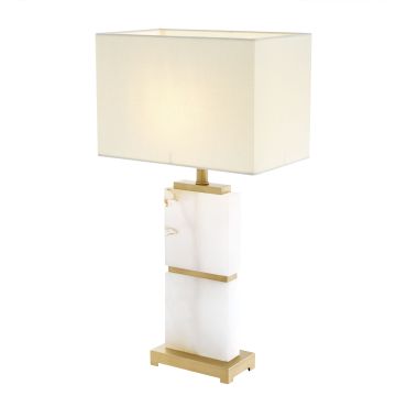 Robbins Brass & Alabaster Table Lamp