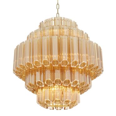 Vittoria Small Gold Chandelier