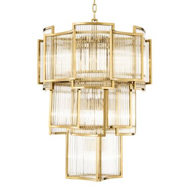 Jet Set Gold Chandelier