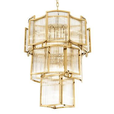 Jet Set Gold Chandelier