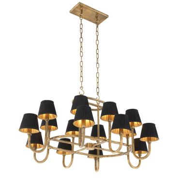 Sparrows Vintage Brass Chandelier 