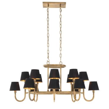 Sparrows Vintage Brass Chandelier