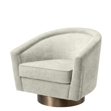 Catene Clarck Sand Swivel Chair