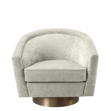 Catene Clarck Sand Swivel Chair