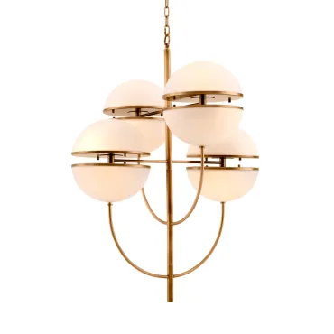 Spiridon Antique Brass Chandelier