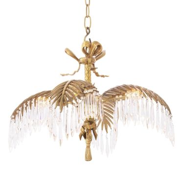 Hildebrandt Small Antique Brass Chandelier