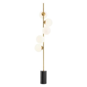 Tempo Brass Floor Lamp