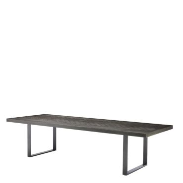 Melchior Large Charcoal Oak Dining Table