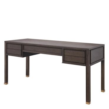 Melchoir Brown Oak Desk
