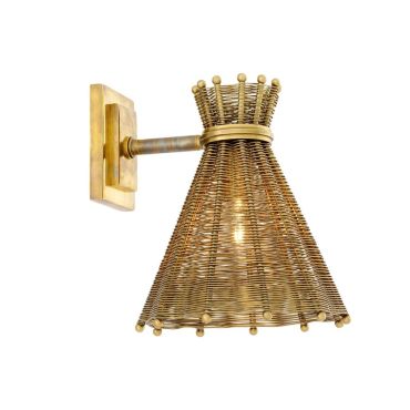 Kon Tiki Brass Wall Lamp