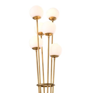 Tortora Brass Floor Lamp