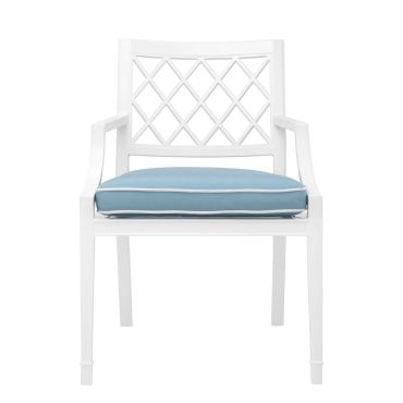 Paladium White Outdoor Dining Armchair