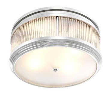 Rousseau Nickel Ceiling Lamp