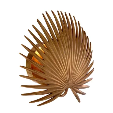 Foliage Brass Wall Lamp