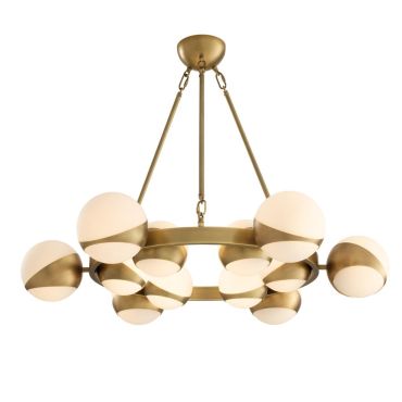 Piazetta Brass Chandelier 